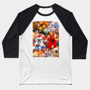 Street Fighter Third Strike - Fight! Baseball T-Shirt